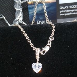 2.06Cts Natural White Zircon Silver 925 Bracelet